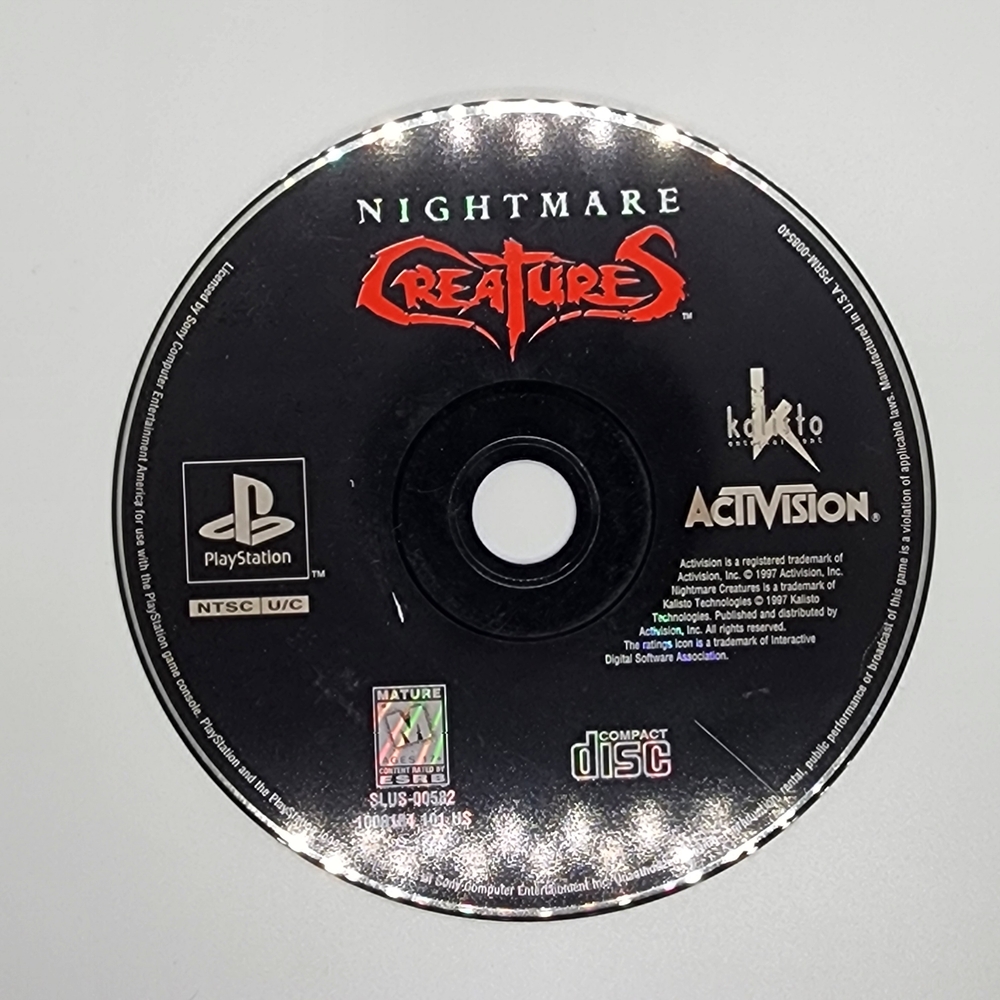 Nightmare Creatures (Sony PlayStation 1, 1997)